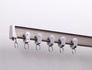 מודרני ארוך bendable אלומיניום סגסוגת תקרה גבוהה התקנה העליונה מוסתרים עבור עמודי וילון ביתיים עקבות אביזרים - Product Image 3