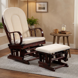 Fauteuil à bascule contemporain en bois écologique pour adultes, confortable et inclinable, idéal pour le salon (vente en gros) - Product Image 1