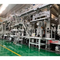 Machine de fabrication de papier d'occasion, ligne de production de machine de fabrication de papier blanc, rebut de pâte de bois, copie A4, usine de papier en vente