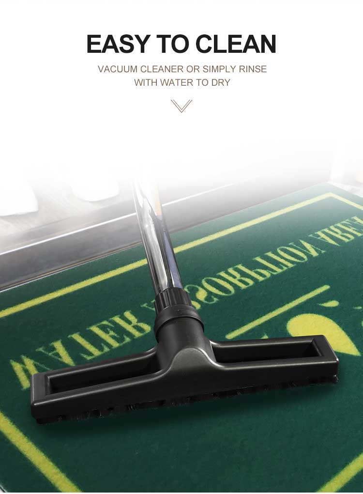 Hot sale PVC back Printed Velour Door Mat Disinfectant mat(图3)