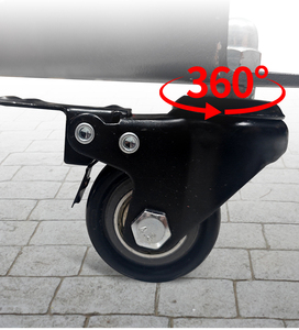 Présentoir mobile de roue de voiture en acier roulant pour outils de nettoyage de voiture <span class=keywords><strong>Garage</strong></span> Atelier - Product Image 5