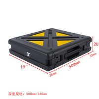 Boîtier moulé par injection PPU de 19 pouces |   Boîtier de rack ouvert 2U pour équipements audio, micros et processeurs d'effets
