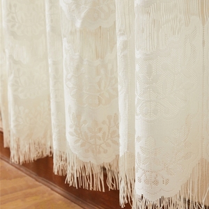 Best Price Different Colors European Wedding Decor Home <span class=keywords><strong>Jaquard</strong></span> Sheer Curtain Textiles Fabric - Product Image 1