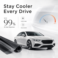Film solaire pour vitres de voiture BEIKAER Ultra 99%+ IR Rejection PET Nano Céramique, anti-rayures, protection UV, blocage de la chaleur élevée 8-10