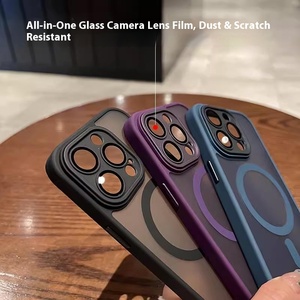 Étui de téléphone portable pour 17, en TPU mat, magnétique, antichoc, design luxueux avec grip pour 16 PRO MAX - Product Image 2