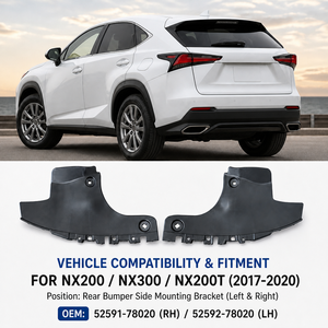 Braket Penyangga Bumper Belakang 52591-78020 52592-78020 Braket Pemasangan Samping Bumper Belakang untuk Lexus NX200 NX300T 2017-<span class=keywords><strong>2020</strong></span> - Product Image 6