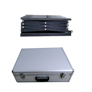 Pupitre de présentation multifonctionnel et présentoir de brochures avec base en fer durable pour bureau, réception, salle de séminaire - Product Image 3