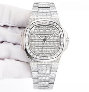 Top-quality full-diamond starry sky automatic mechanical watch - luxurious qualityelegant and stylishversatile for all occasions - Product Image 1