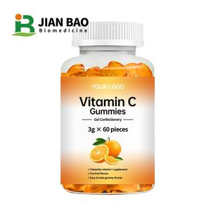 बच्चों के लिए प्राकृतिक नारंगी स्वाद विटामिन सी गुम्मीज, नवजात शिशुओं की गर्भवती महिलाओं के लिए कोई कृत्रिम रंग नहीं - Product Image 1