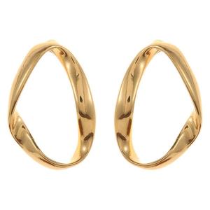 Mode quotidien de haute qualité prévention des allergies bijoux de charme en acier inoxydable métal creux étanche boucles d'oreilles - Product Image 6