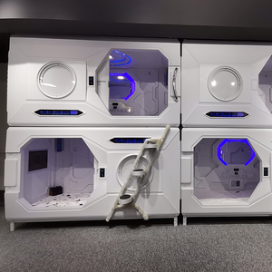 Cama Cápsula de alta gama ABS japonés personalizable moderno de lujo China cápsula Hotel ecológico minimalista muebles de Hotel 3 años - Product Image 5