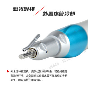 Mesen <b>Dental</b> Implant Straight <b>Handpiece</b> 1:1 Ratio Stainless Steel Body With External Water Cooling For Maxillary Surgery - Product Image 2