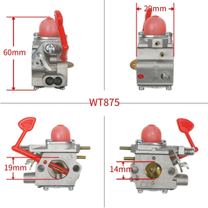 545081855 Walbro WT-875 WT-875A <span class=keywords><strong>Craftsman</strong></span> Poulan Pro BVM200C BVM200VS Carburateur de remplacement pour ventilateur - Product Image 2