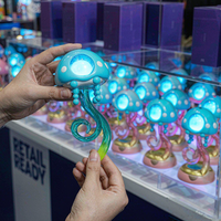 Figurines de méduses en résine personnalisées, jouets en boîte mystère translucides sur le thème de l'océan, fabricant OEM