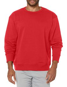 Vintage Embroidery Custom Logo Sweatshirts Long Sleeves Crewneck Pullover <b>Red</b> <b>Hoodies</b> with 3D Print ODM Supply for Autumn Season - Product Image 2