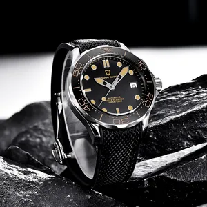 2020 nuova PAGANI DESIGN Degli Uomini Meccanici Della Vigilanza PD-1667 Uomini Di Lusso Automatico Vetro Zaffiro Impermeabile di Nylon Orologi Da Polso In Gomma OEM - Product Image 5