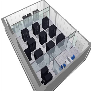 W-TEL Double Row Server Room <b>Cabinet</b> 42U Data Center Solution Prefabricated Modular Data Center - Product Image 5