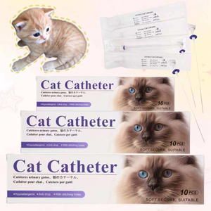 Catéter Urinario para <span class=keywords><strong>Gatos</strong></span>, Catéter Uretral Estéril de 1.0/1.3 mm (cateter para <span class=keywords><strong>Gatos</strong></span>, Sin Dolor) para Uso Veterinario al Mejor Precio - Product Image 2