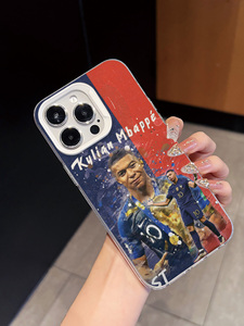 <span class=keywords><strong>Coque</strong></span> de téléphone pour <span class=keywords><strong>iPhone</strong></span> 16/15/14/<span class=keywords><strong>13</strong></span>/12 Pro Max avec motif de joueur de football français en aquarelle, <span class=keywords><strong>coque</strong></span> transparente antichoc, <span class=keywords><strong>coque</strong></span> anime pour <span class=keywords><strong>iPhone</strong></span> 15 Promax - Product Image 2