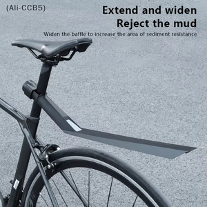 Garde-boue de vélo à dégagement rapide VTT garde-boue arrière pare-pluie avec <span class=keywords><strong>bandes</strong></span> réfléchissantes accessoires d'équitation en plein air pièce de vélo - Product Image 5