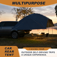 Tente de camping imperméable pour hayon de voiture, trois saisons, pour randonnée, abri portable pour SUV/Jeep, auvent latéral arrière