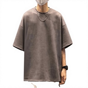 Wholesale Acid Washed Vintage Heavy Plus Size <b>T</b>-<b>Shirt</b> Custom Logo 100% Cotton Unisex Men's Oversized with <b>Long</b> <b>Length</b> - Product Image 4
