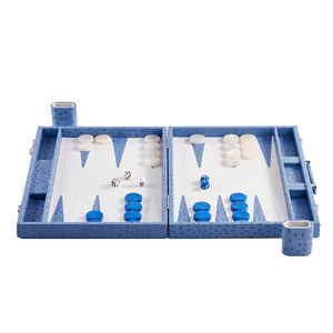 <span class=keywords><strong>Set</strong></span> di <span class=keywords><strong>Backgammon</strong></span> in legno di lusso personalizzato di alta qualità da viaggio in pelle <span class=keywords><strong>Backgammon</strong></span> giochi a scacchi - Product Image 5