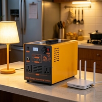 Kits de générateur solaire à charge rapide 1200 Wh avec protection BMS, station d'alimentation hors réseau pour le camping, les événements en plein air et les situations d'urgence