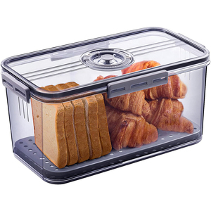 Kín lớn ham bánh mì hộp lưu trữ thời gian ghi âm bánh mì lưu trữ container cho nhà bếp truy cập - Product Image 1