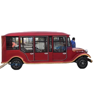 Offre à Durée Limitée : Voiture Électrique Rétro Rouge à Portes Fermées, Silencieuse et Élégante pour Visites Touristiques - Product Image 1
