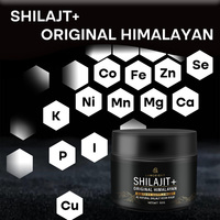 Extrait de Shilajit de l'Himalaya entièrement naturel de marque privée Supplément à base de plantes Shilajit Resin Plus 600mg Shilajit Résine