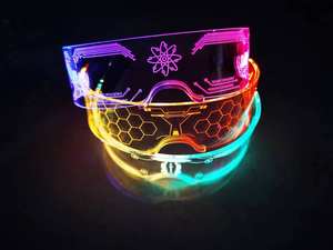 Gafas LED Luminosas Cyberpunk de Moda, Gafas Creativas con Luces LED para Fiestas - Product Image 4