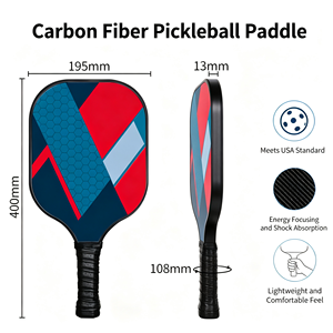 Ensemble de raquettes de pickleball avec noyau en nid d'abeille en fibre de verre, approuvé USAPA, 2 raquettes, 4 balles, avec sac de transport - Product Image 5