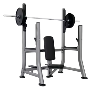 Kommerzielle Olympische Bootbank mit Langhantelständer, Hochbelastbar, Sicher, Verstellbar, Faltbar, Fitness-Krafttrainingsgerät - Product Image 4