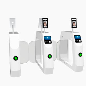 بوابة دوارة أوتوماتيكية للتحكم في الدخول مع معدل تعرف عالٍ للوجه، مصنوعة من الفولاذ المقاوم للصدأ، مضادة للدخول غير المصرح به، مناسبة للصالات الرياضية - Product Image 3