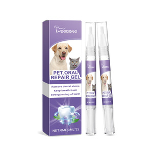 Gel de soin buccal pour chiens et chats, éliminateur de taches dentaires, rafraîchisseur d'haleine, gel de soin des dents, 6 ml - Product Image 1