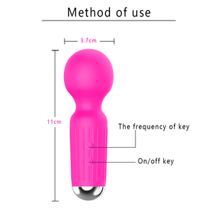 Mini Vibrador de Silicona a Prueba de Agua con 20 Velocidades, Recargable por USB, para Masaje Vaginal y Bienestar Íntimo Femenino - Product Image 6
