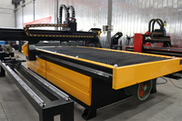 Machine de découpe plasma CNC à table métallique CA-1325 à prix avantageux, découpeuse de tôle à flamme