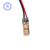 Spot de module laser 3-5V de classe industrielle réglable à faisceau de points rouges 650nm 5mW