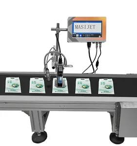 TIJ 600dpi industrial automatic date two dimensional barcode online color inkjet printers printing machines