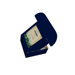 Caja de cartón corrugado plegable con logotipo personalizado para transporte postal y embalaje de regalos de ropa - Product Image 1