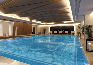 Hasin Factory Outlet thiết kế hiện đại kính hồ bơi Gạch Mosaic tất cả các loại hoa dưới nước Thế Giới Hình ảnh vật liệu tốt - Product Image 3