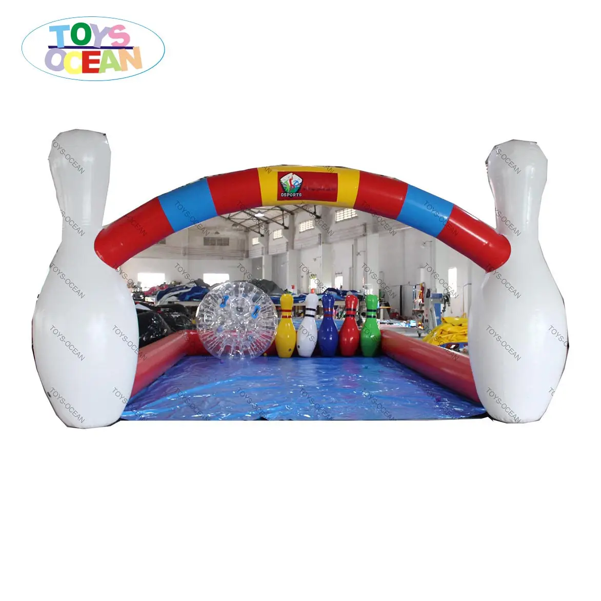 New inflatable human bowling game large inflatable bowling set game indoor party entertainment