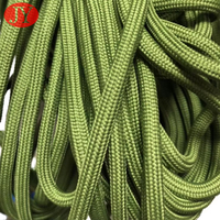 Cordon de serrage en polyester tressé de 5 mm de haute qualité pour sweat-shirt, disponible en plusieurs couleurs, en stock