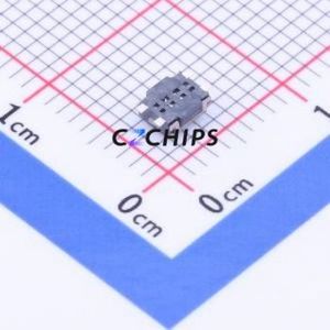 YTSA008A0182501B Tactile Switch SMD Switch Single Pole Single Throw Round Button 2.5N Vertical Mount - Product Image 2