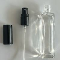 Flacon de parfum de voyage rechargeable en stock 3ml 5ml 10ml 20ml, atomiseur carré en verre vide, portable, anti-fuite, carton gratuit