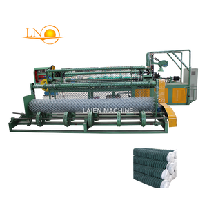 Filet de clôture à mailles de chaîne Offre Spéciale entièrement automatique faisant la machine pour filet de treillis métallique en diamant - Product Image 1