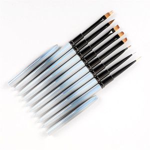 Pinceau Liner pour Nail Art, Manche en Plastique et Métal, Stylo de Dessin pour Gel, Ligne et Cristal Acrylique, Outil Professionnel Personnalisable avec Logo et Couleur - Product Image 4