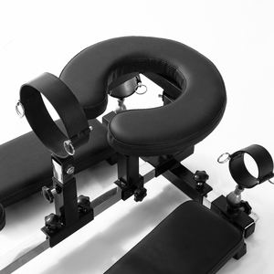 BANSEY Banc à genoux réglable avec machine à pousser, Chaise de bondage, Banco de sumision, Fesselstuhl, Lit de bondage - Product Image 5