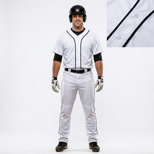 Maillot de baseball unisexe personnalisé, impression par sublimation, nom de l'équipe, logo, respirant, 100% polyester, manches courtes, toutes saisons, sport adulte - Product Image 4